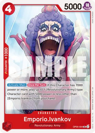 Emporio.Ivankov (Reprint) (OP05-004) - Premium Booster -The Best- Vol. 2 - Card Brawlers