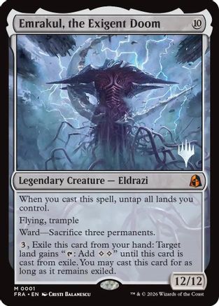 Emrakul, the Exigent Doom (PPFRA-001) - Promo Pack: Reality Fracture Foil - Card Brawlers