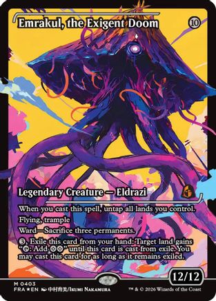 Emrakul, the Exigent Doom (Showcase) (FRA-403) - Reality Fracture - Card Brawlers