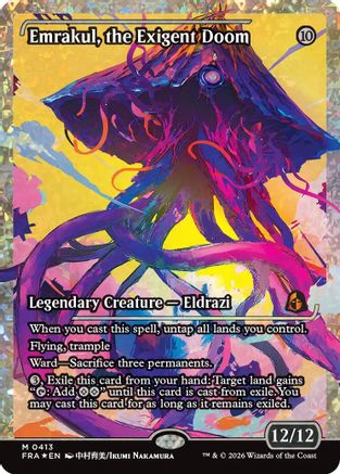 Emrakul, the Exigent Doom (Showcase) (Fracture Foil) (FRA-413) - Reality Fracture Foil - Card Brawlers