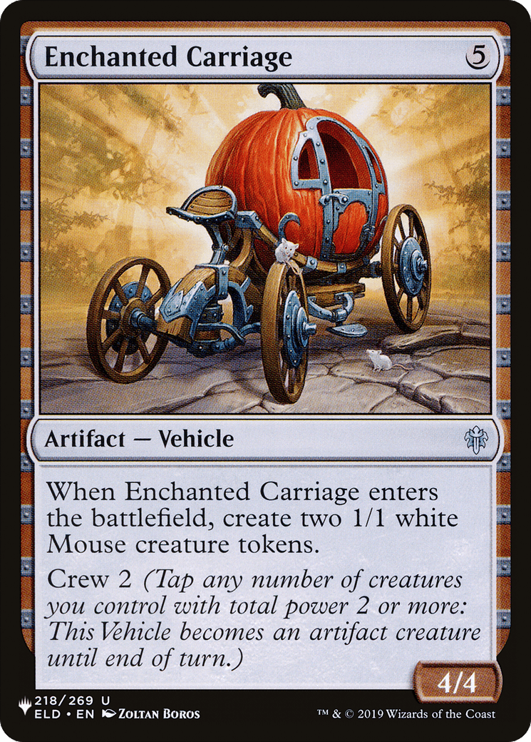 Enchanted Carriage [The List] - Card Brawlers