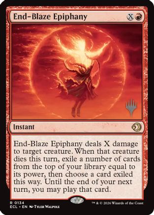 End-Blaze Epiphany (PPECL-134) - Promo Pack: Lorwyn Eclipsed Foil - Card Brawlers