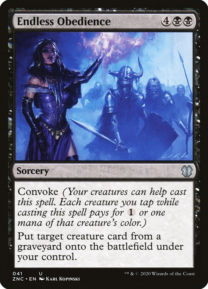 Endless Obedience [Zendikar Rising Commander] - Card Brawlers