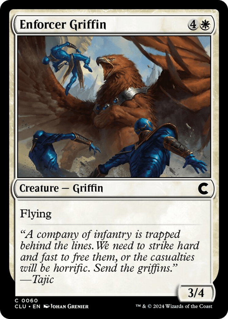 Enforcer Griffin [Ravnica: Clue Edition] - Card Brawlers
