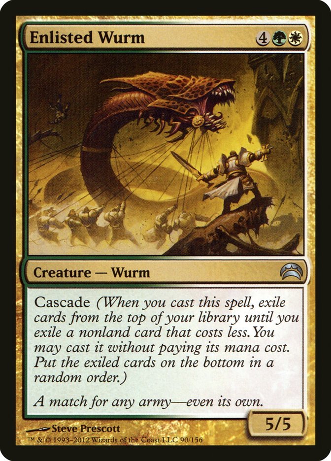 Enlisted Wurm [Planechase 2012] - Card Brawlers