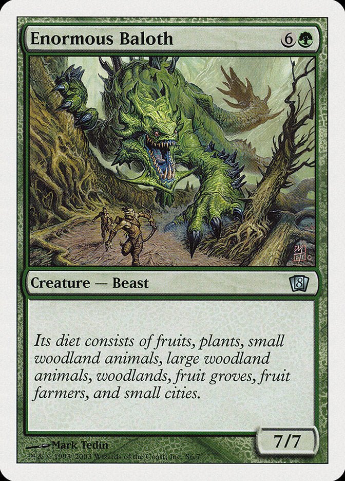 Enormous Baloth [Eighth Edition] - Card Brawlers