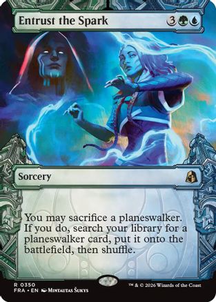 Entrust the Spark (Showcase) (FRA-350) - Reality Fracture - Card Brawlers