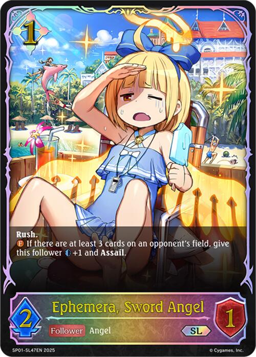 Ephemera, Sword Angel (SL) (SP01 - SL47EN) [Seaside Memories] - Card Brawlers