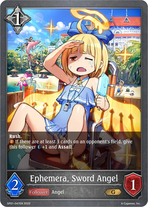 Ephemera, Sword Angel (SP01 - 047EN) [Seaside Memories] - Card Brawlers