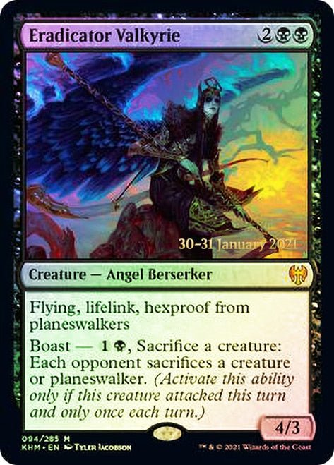 Eradicator Valkyrie [Kaldheim Prerelease Promos] - Card Brawlers