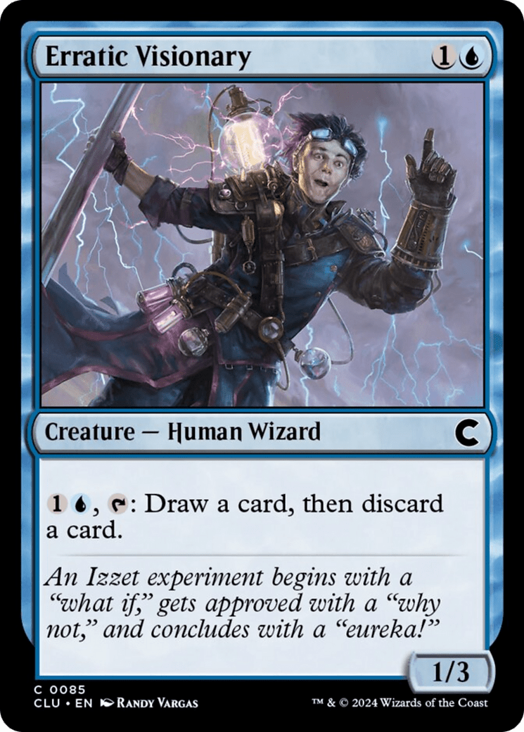 Erratic Visionary [Ravnica: Clue Edition] - Card Brawlers