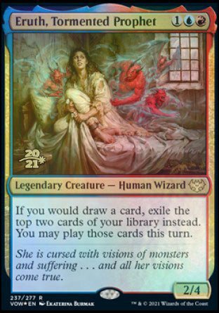 Eruth, Tormented Prophet [Innistrad: Crimson Vow Prerelease Promos] - Card Brawlers