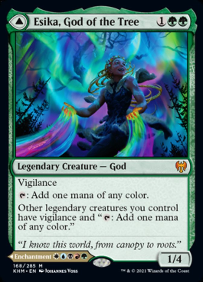 Esika, God of the Tree // The Prismatic Bridge [Kaldheim] - Card Brawlers