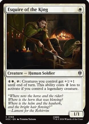 Esquire of the King (HOC-166) - The Hobbit: Eternal-Legal - Card Brawlers