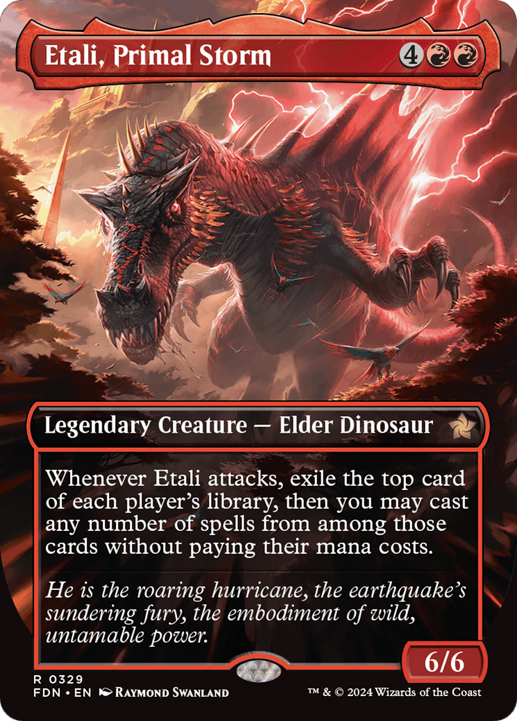 Etali, Primal Storm (Borderless) [Foundations] - Card Brawlers