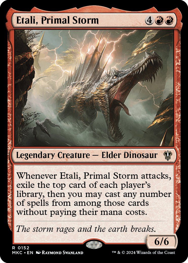 Etali, Primal Storm [Murders at Karlov Manor Commander] - Card Brawlers