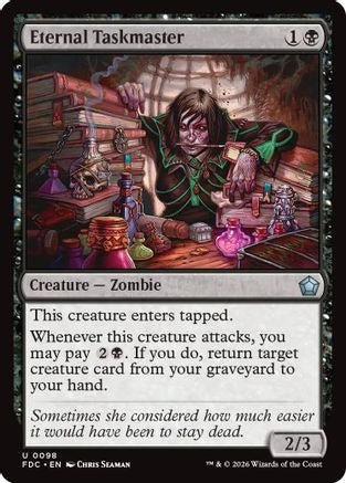 Eternal Taskmaster (FDC-098) - Commander: Foundations - Card Brawlers
