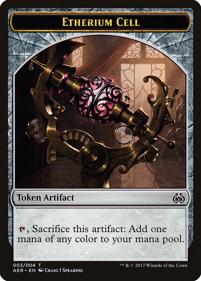 Etherium Cell Token [Aether Revolt Tokens] - Card Brawlers