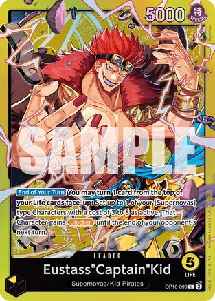 Eustass"Captain"Kid (OP10-099) (OP10-099) - Starter Deck 36: YELLOW Eustass"Captain"Kid Foil - Card Brawlers
