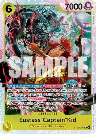 Eustass"Captain"Kid (ST36-005) (ST36-005) - Starter Deck 36: YELLOW Eustass"Captain"Kid Foil - Card Brawlers