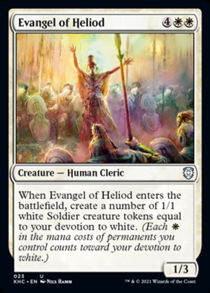 Evangel of Heliod [Kaldheim Commander] - Card Brawlers