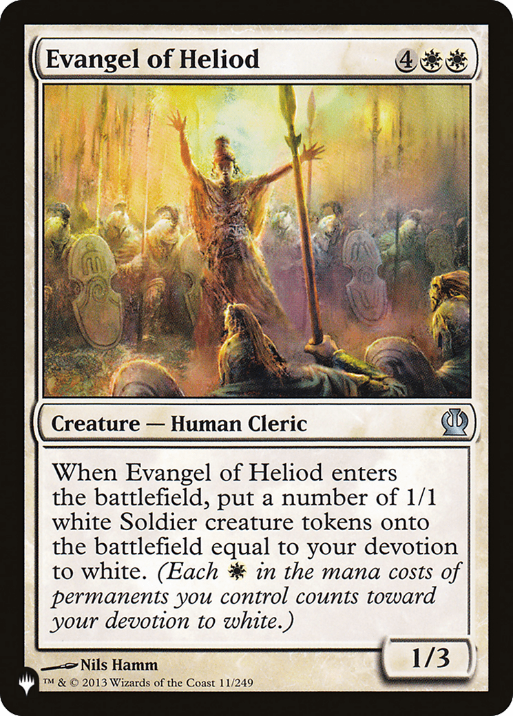 Evangel of Heliod [The List] - Card Brawlers