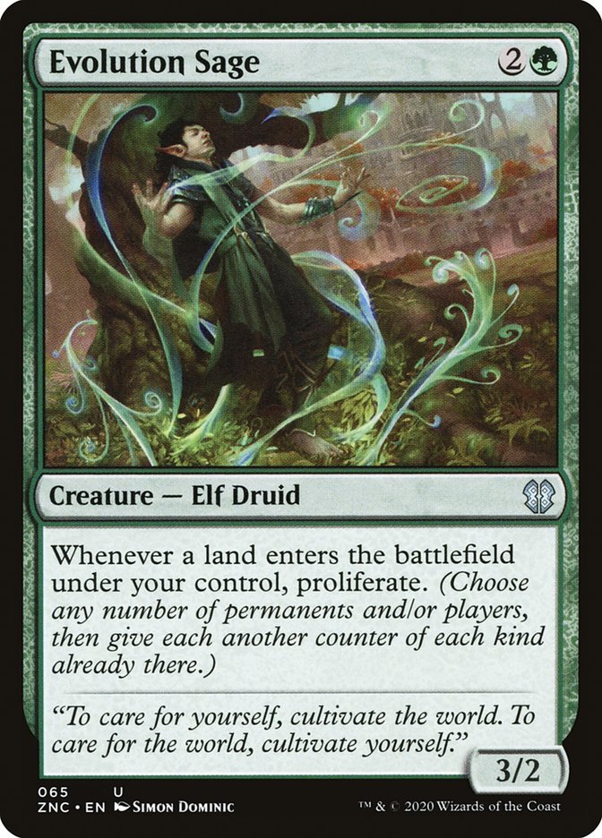 Evolution Sage [Zendikar Rising Commander] - Card Brawlers