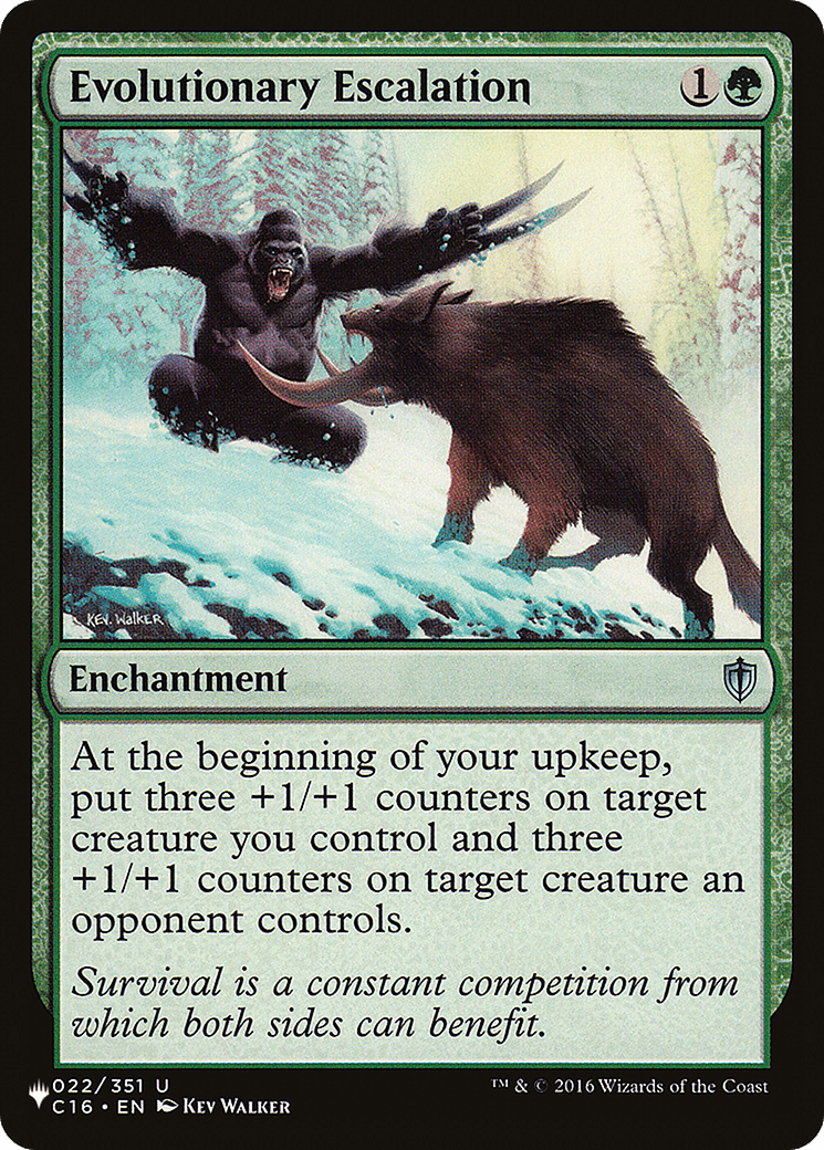 Evolutionary Escalation [The List] - Card Brawlers
