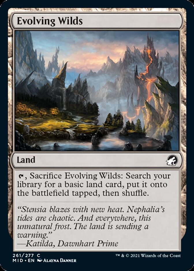 Evolving Wilds [Innistrad: Midnight Hunt] - Card Brawlers