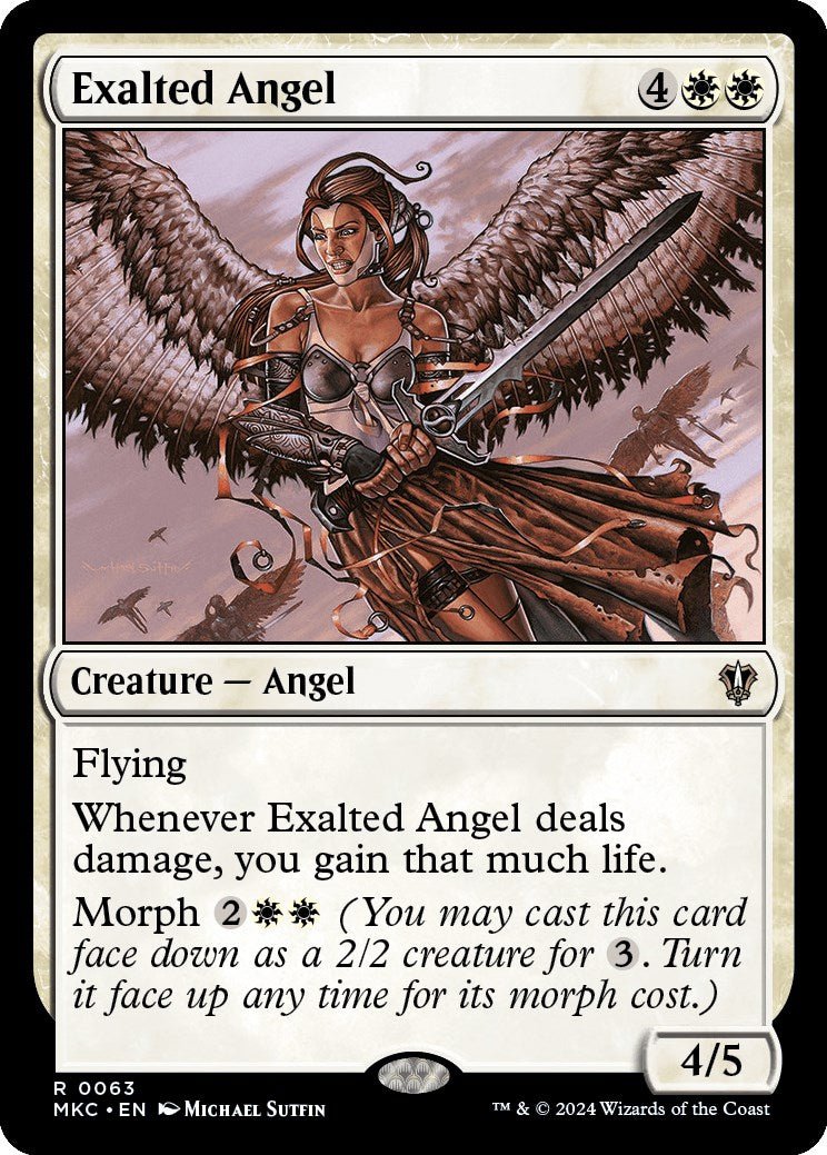Exalted Angel [Murders at Karlov Manor Commander] - Card Brawlers