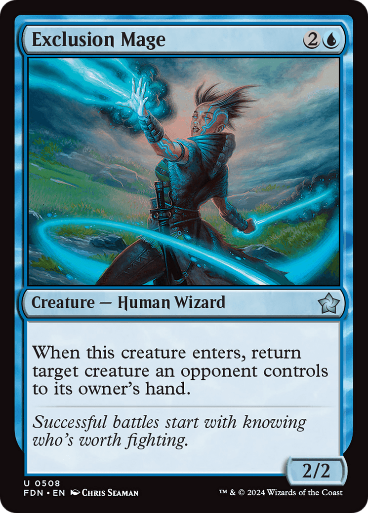 Exclusion Mage [Foundations] - Card Brawlers