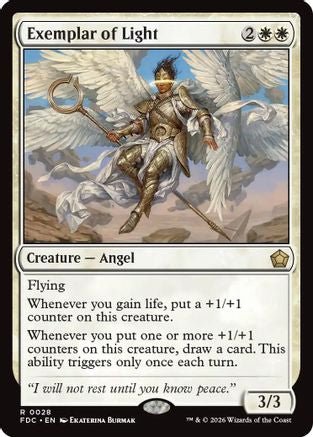 Exemplar of Light (FDC-028) - Commander: Foundations - Card Brawlers