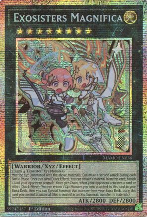 Exosisters Magnifica (Starlight Rare) (MAMO-EN036) - Magnificent Monsters 1st Edition - Card Brawlers