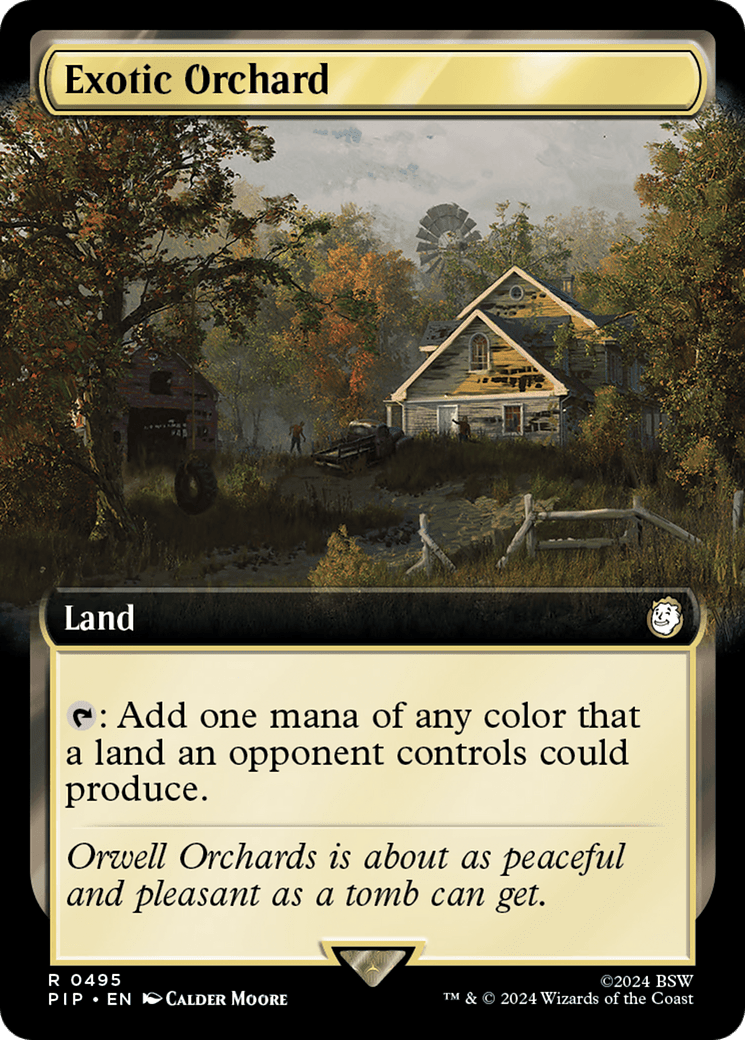 Exotic Orchard (Extended Art) [Fallout] - Card Brawlers