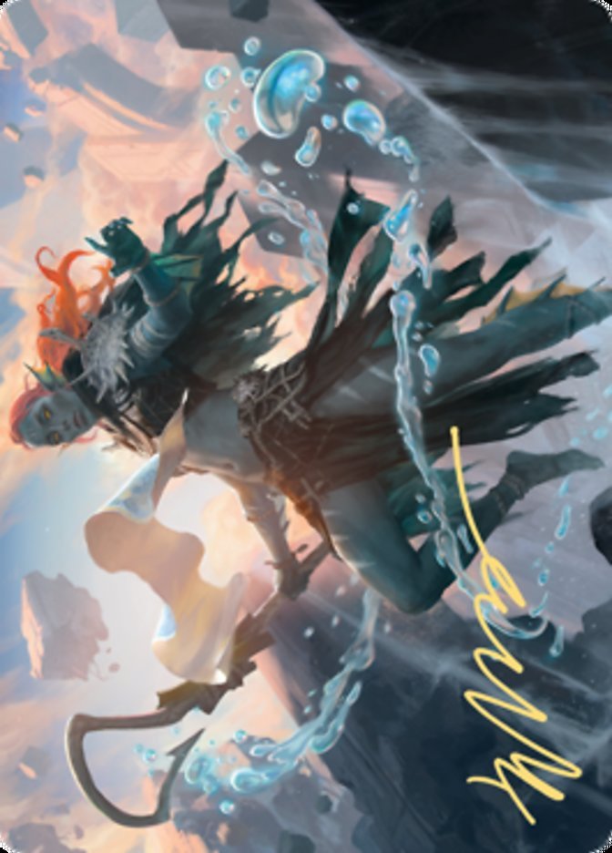 Expedition Diviner Art Card (Gold - Stamped Signature) [Zendikar Rising Art Series] - Card Brawlers