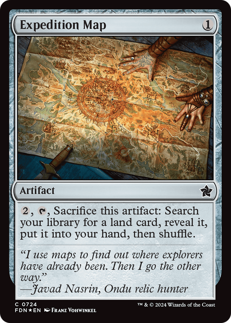 Expedition Map [Foundations] - Card Brawlers