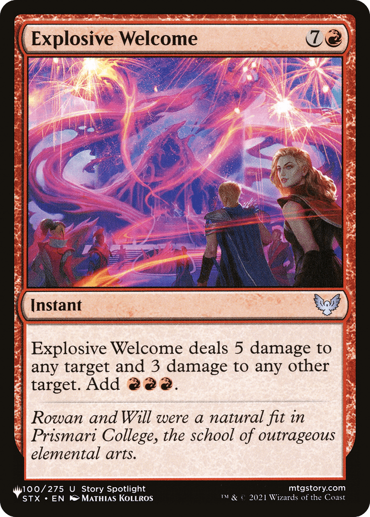 Explosive Welcome [The List] - Card Brawlers
