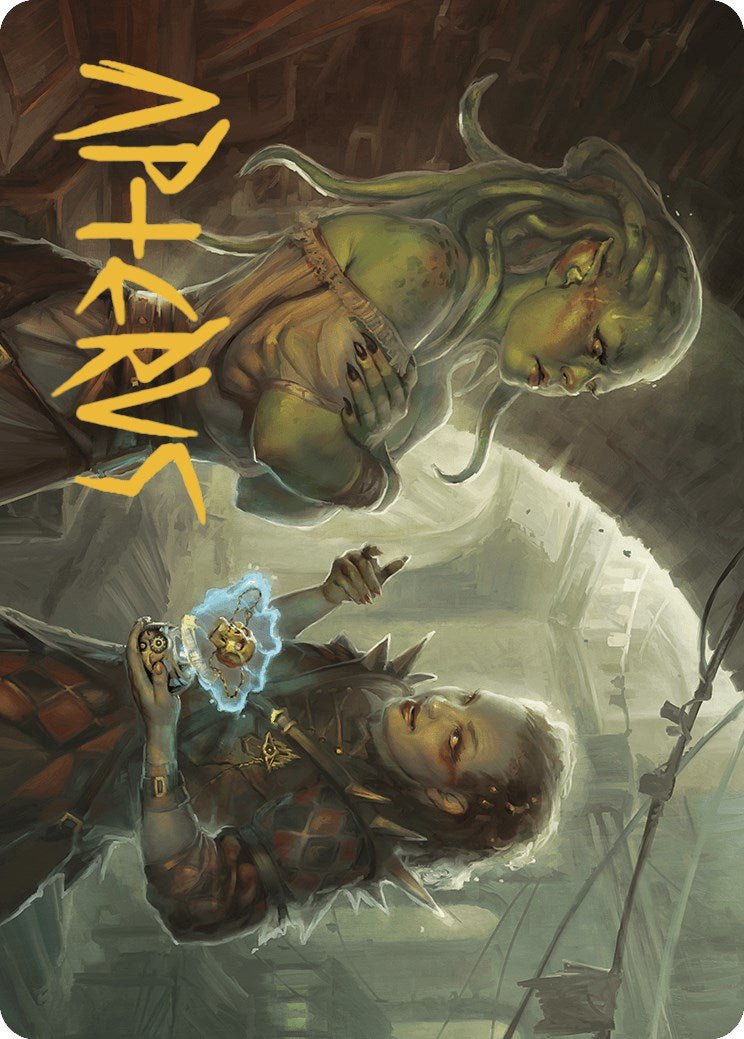 Extract a Confession Art Card (Gold - Stamped Signature) [Murders at Karlov Manor Art Series] - Card Brawlers