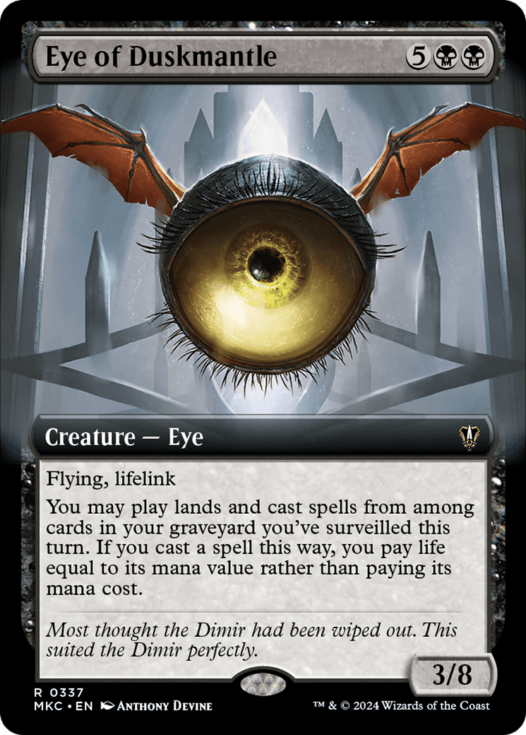 Eye of Duskmantle (Extended Art) [Murders at Karlov Manor Commander] - Card Brawlers