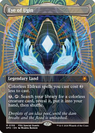 Eye of Ugin (Borderless) (SPG-159) - Special Guests Foil - Card Brawlers