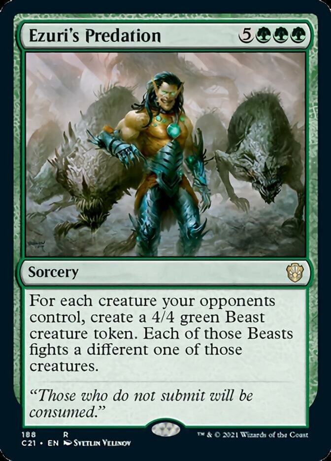 Ezuri's Predation [Commander 2021] - Card Brawlers