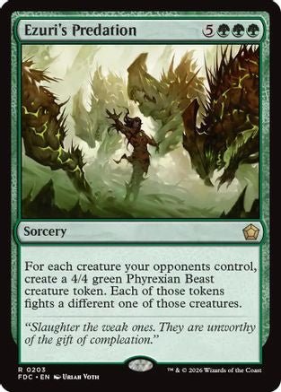 Ezuri's Predation (FDC-203) - Commander: Foundations - Card Brawlers