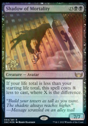 Shadow of Mortality [Streets of New Capenna Prerelease Promos] - Magic: The Gathering - Card Brawlers | Quebec | Canada |