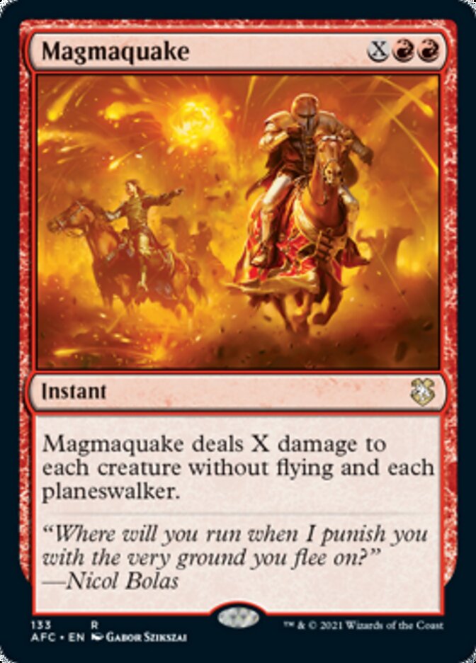 Magmaquake [Dungeons & Dragons: Adventures in the Forgotten Realms Commander] - Magic: The Gathering - Card Brawlers | Quebec | Canada |