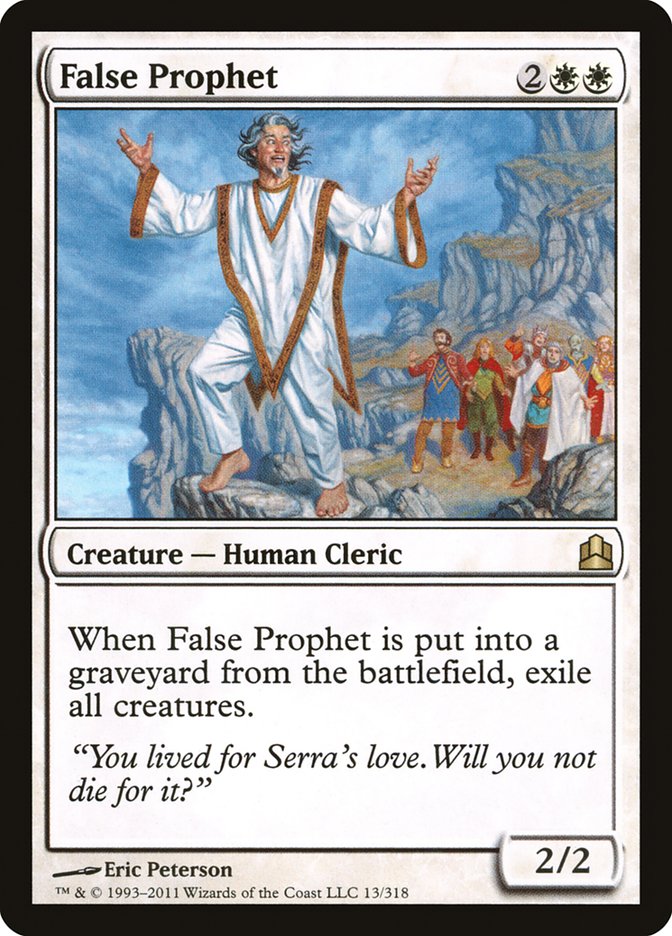 False Prophet [Commander 2011] - Magic: The Gathering - Card Brawlers | Quebec | Canada |