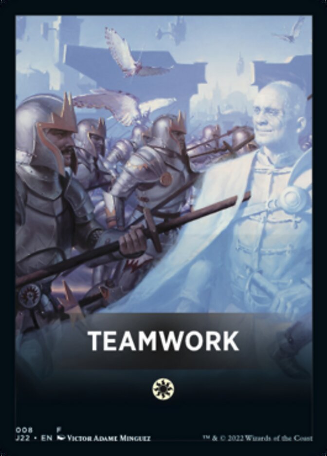Teamwork Theme Card [Jumpstart 2022 Front Cards] - Magic: The Gathering - Card Brawlers | Quebec | Canada |