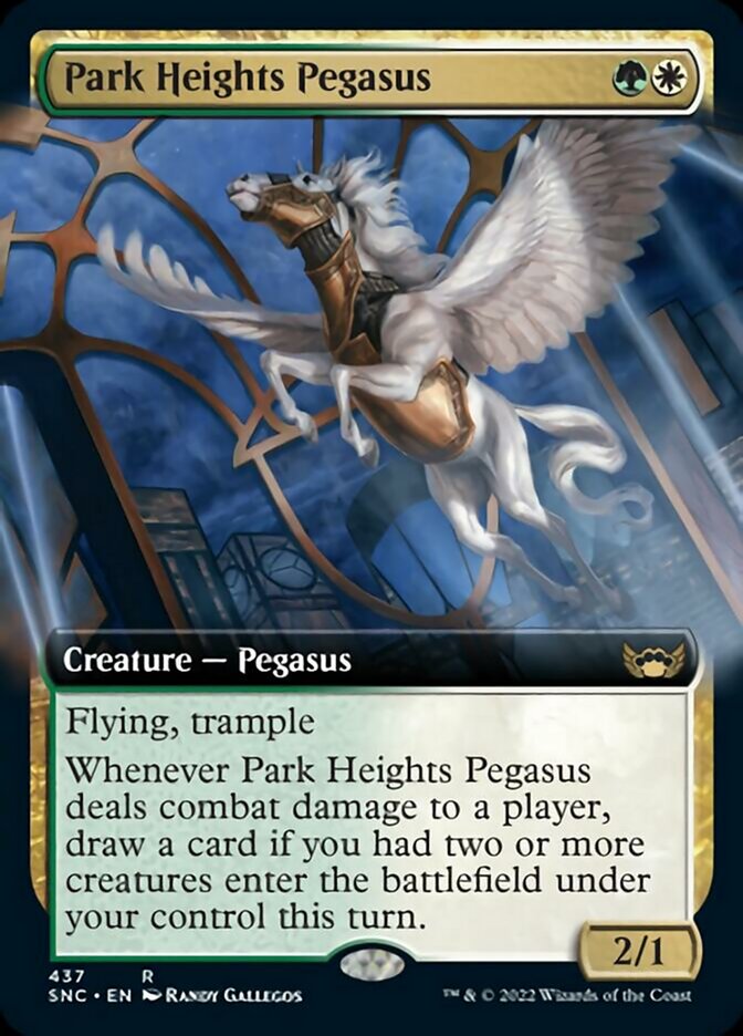 Park Heights Pegasus (Extended Art) [Streets of New Capenna] - Magic: The Gathering - Card Brawlers | Quebec | Canada |