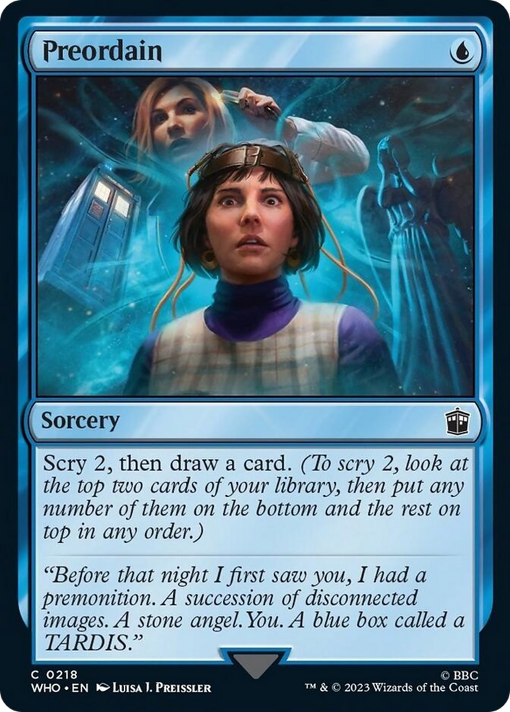 Preordain [Doctor Who] - Magic: The Gathering - Card Brawlers | Quebec | Canada |
