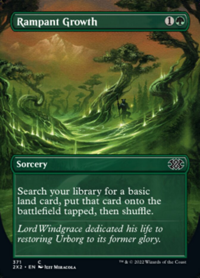 Rampant Growth (Borderless Alternate Art) [Double Masters 2022] - Magic: The Gathering - Card Brawlers | Quebec | Canada |