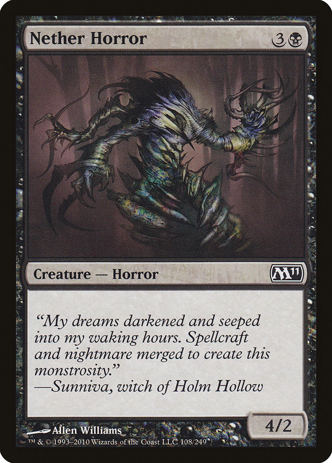 Nether Horror [Magic 2011] - Magic: The Gathering - Card Brawlers | Quebec | Canada |